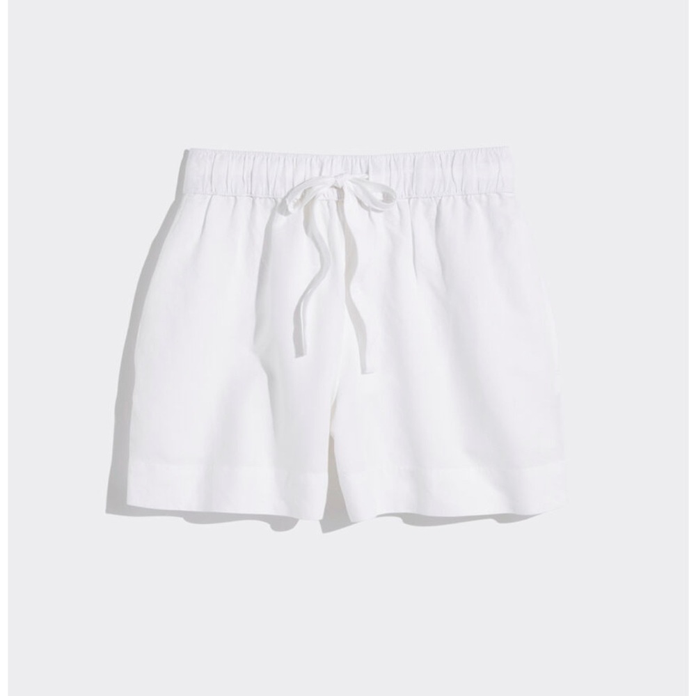 Vineyard Vines Linen Tie Waist Short White cap LARGE NWT